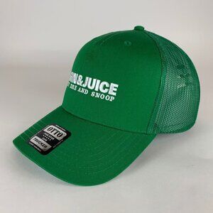 Gin & Juice by Dre and Snoop Green Otto Snapback Trucker Hat New